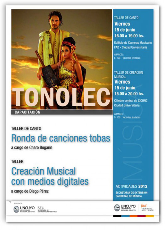 imagen Taller de canto: "Ronda de canciones tobas"