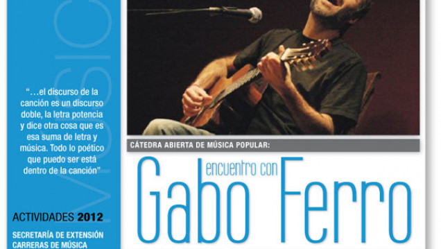 imagen Encuentro con Gabo Ferro