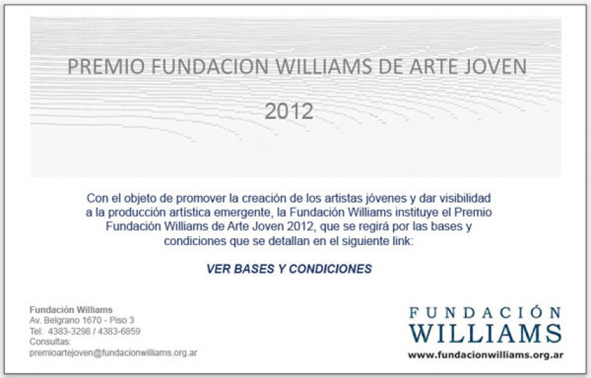 imagen Premio Grabado 2012 - Fundación Williams