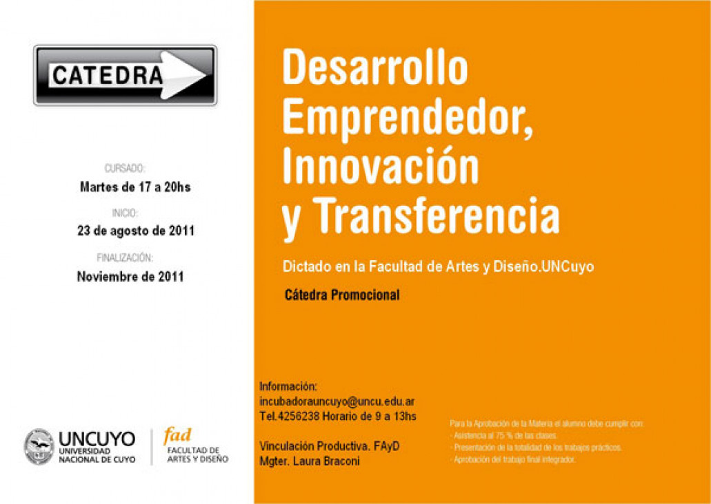 imagen DESARROLLO EMPRENDEDOR, INNOVACIÓN Y TRANSFERENCIA - 2011