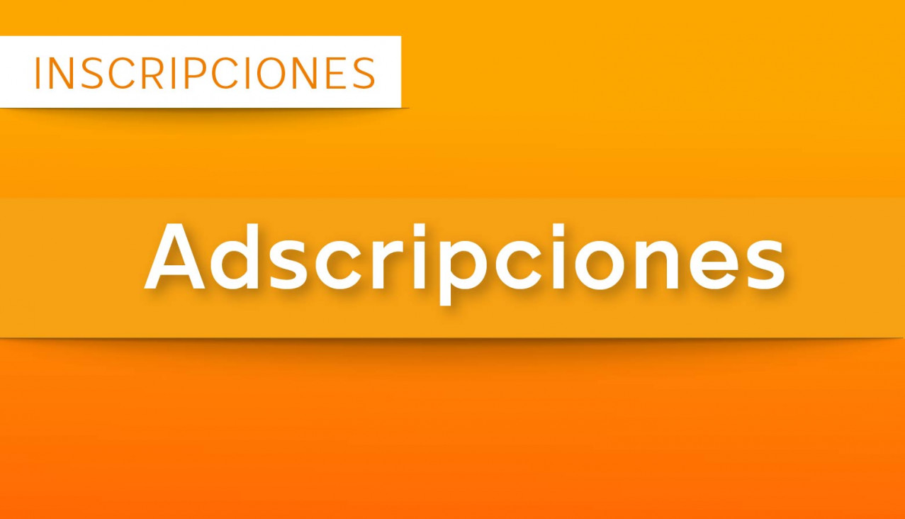 imagen Adscripciones a materias anuales y del primer cuatrimestre.