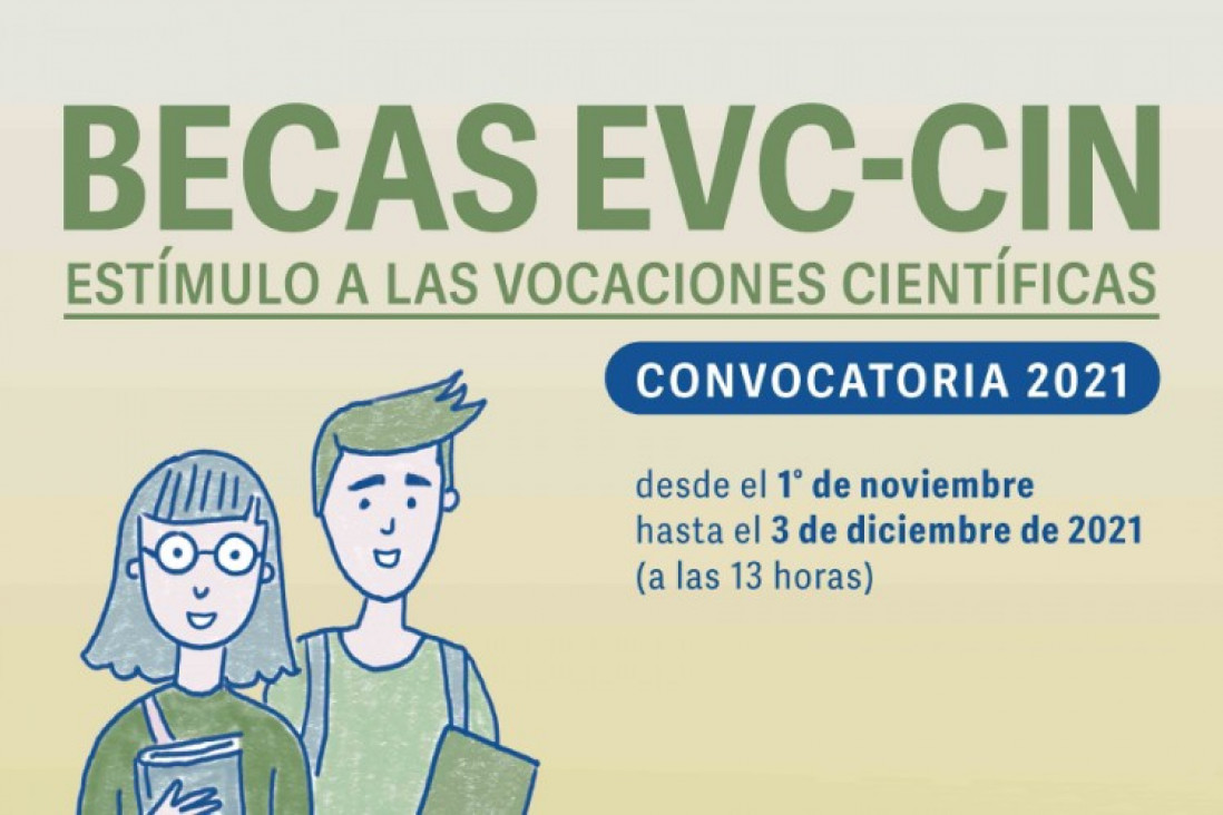 imagen Convocatoria Becas de Estímulo a las Vocaciones Científicas 2021