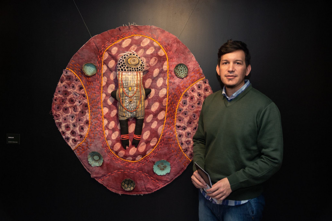 imagen Gustavo Mendoza compartió su arte textil en la FAD