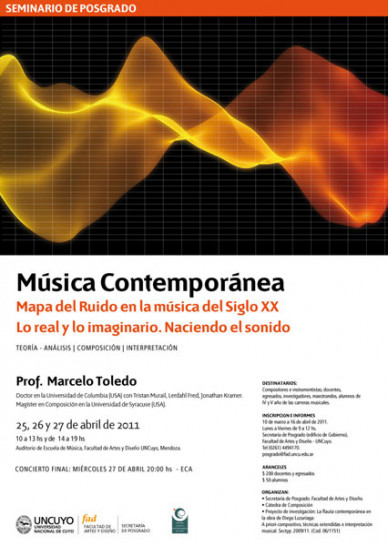 imagen Seminario de Posgrado en Música Contemporánea