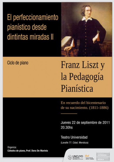 imagen Franz Liszt y la Pedagogía Pianística