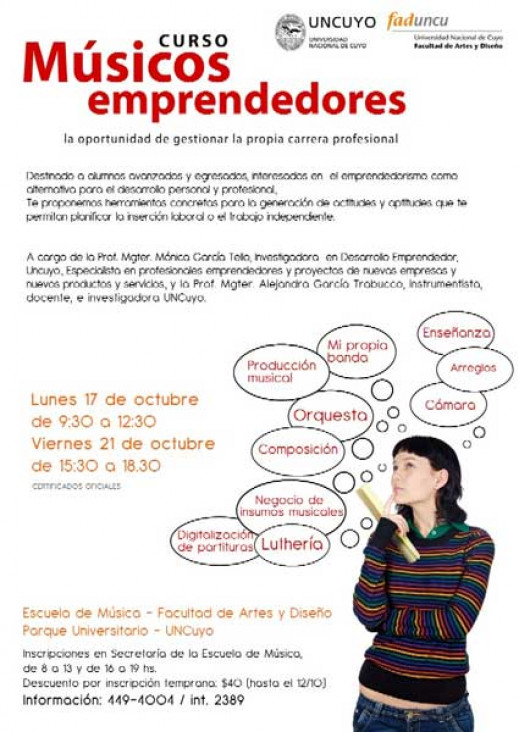 imagen Curso de Músicos Emprendedores