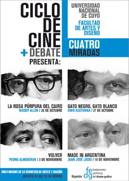 imagen Cuatro Miradas en el Ciclo de Cine + Debate