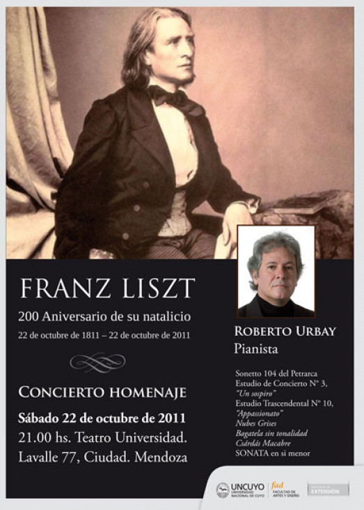 imagen Concierto Homenaje a FRANZ LISZT