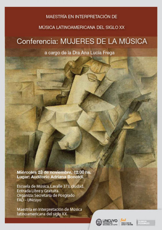 imagen CONFERENCIA MUJERES DE LA MÚSICA