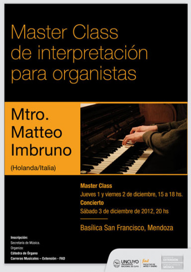 imagen Master class de interpretación para organistas