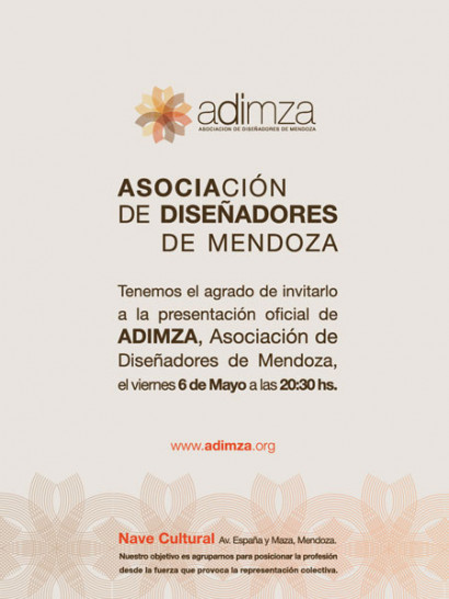 imagen Presentación de ADIMZA Asociación de Diseñadores de Mendoza