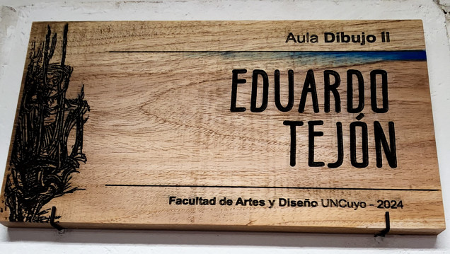 imagen Homenaje a Eduardo Tejón: el aula de Dibujo II ahora lleva su nombre