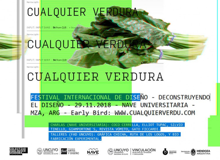 imagen "Cualquier Verdura" Festival Internacional de Diseño