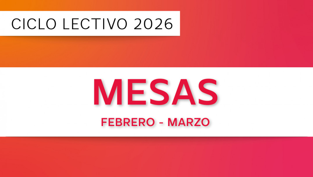 imagen Mesas Febrero - Marzo 2026