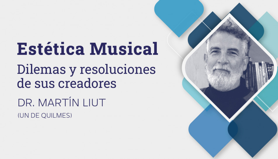 imagen Martín Liut dictará un seminario de posgrado de Estética Musical en la FAD