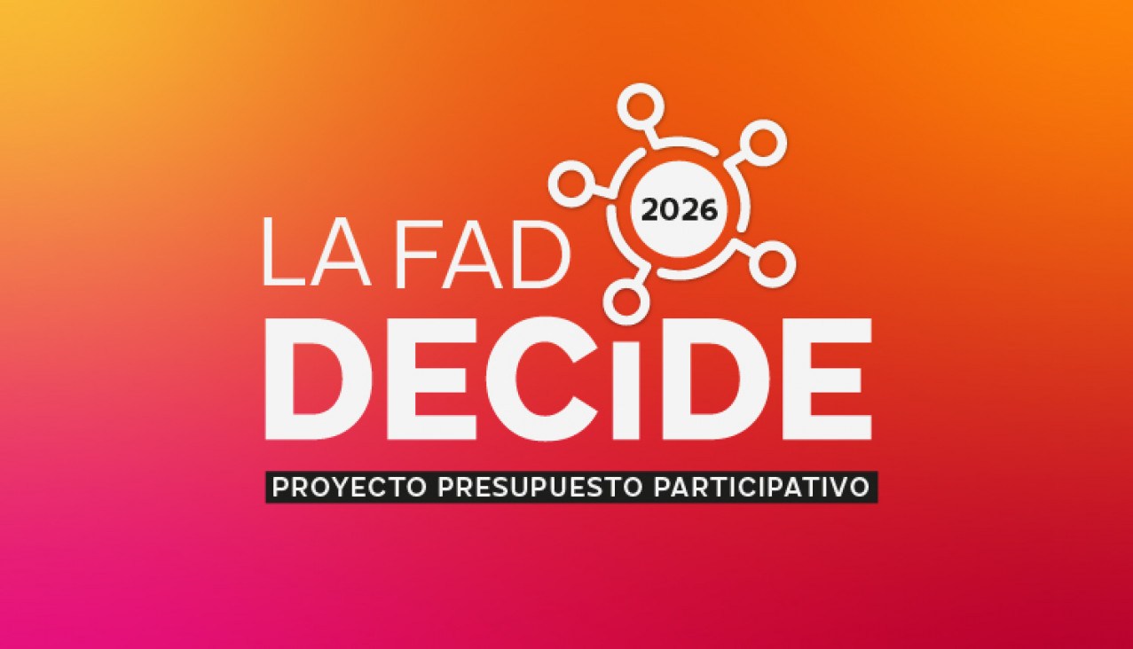 imagen LA FAD DECIDE 2026: convocatoria abierta al presupuesto participativo para estudiantes, docentes y egresados
