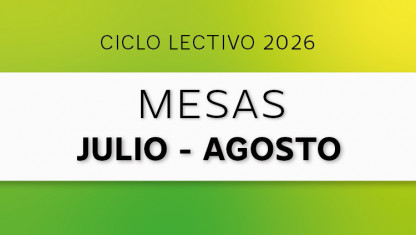 imagen Mesas Julio - Agosto 2026