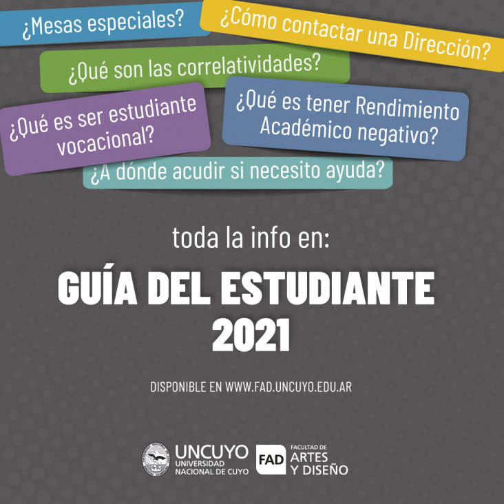 imagen Consultá desde aquí la guía estudiantil 2021