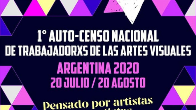 imagen Primer Auto-Censo de Trabajadorxs de las Artes Visuales de Argentina 2020