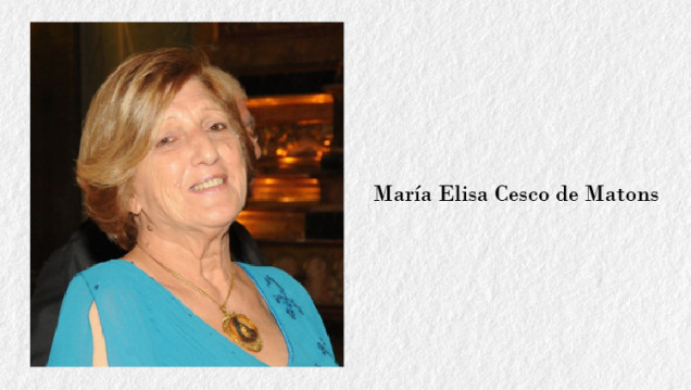 imagen Recordamos con cariño a nuestra docente María Elisa Cesco