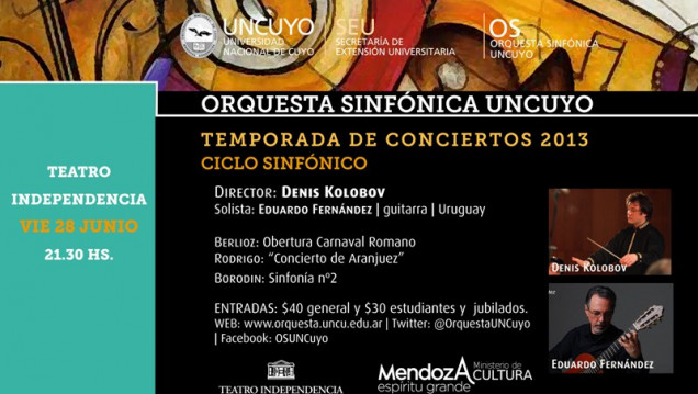 imagen Presentación de la Orquesta Sinfónica UNCuyo 