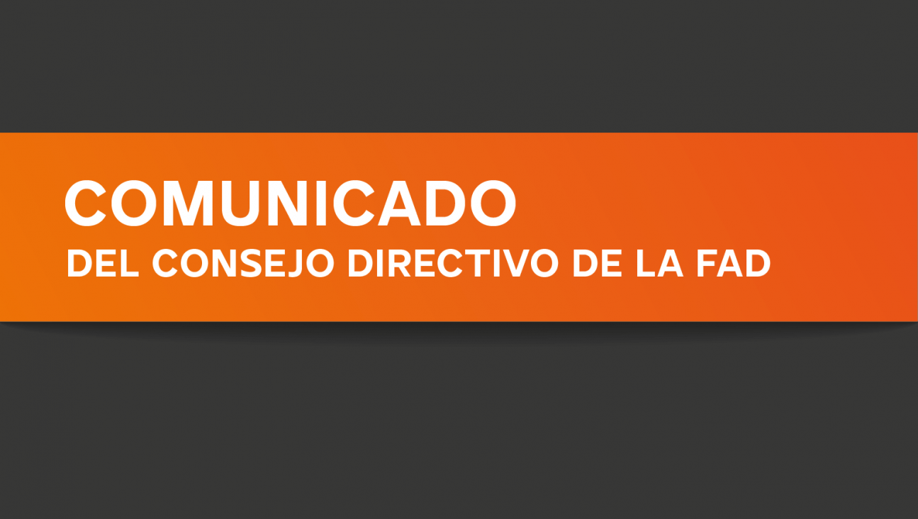 imagen IMPORTANTE: Comunicado del Consejo Directivo