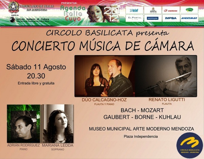 imagen Circolo Basilicata Presenta: Concierto Música de Cámara