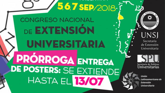 imagen El Congreso Nacional de Extensión Universitaria se realizará en San Juan