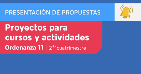 Postulá tu propuesta para realizar actividades y proyectos durante el ...