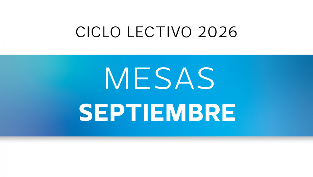 imagen Mesas Septiembre 2026