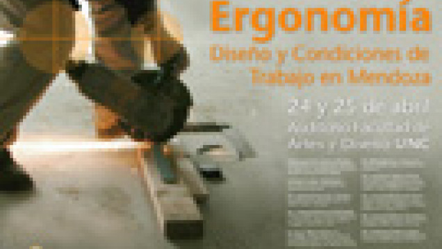imagen 1° Jornadas de Ergonomía Diseño y Condiciones de trabajo en Mendoza.