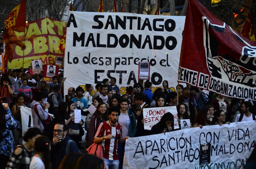 imagen La FAD adhirió a la marcha por Santiago Maldonado