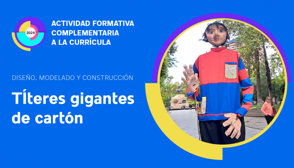 imagen Brindarán taller de diseño, modelado y construcción de títeres gigantes de cartón