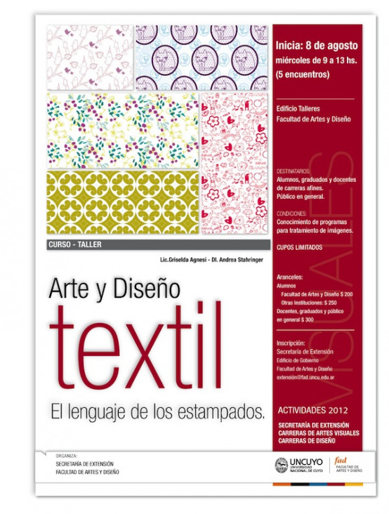 imagen Curso Taller: Arte y Diseño Textil