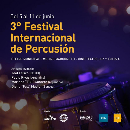 imagen Comienza el Tercer Festival Internacional de Percusión