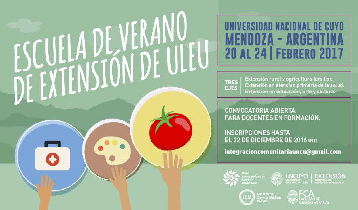 imagen En febrero se realizará la Escuela de Verano de Extensión de ULEU