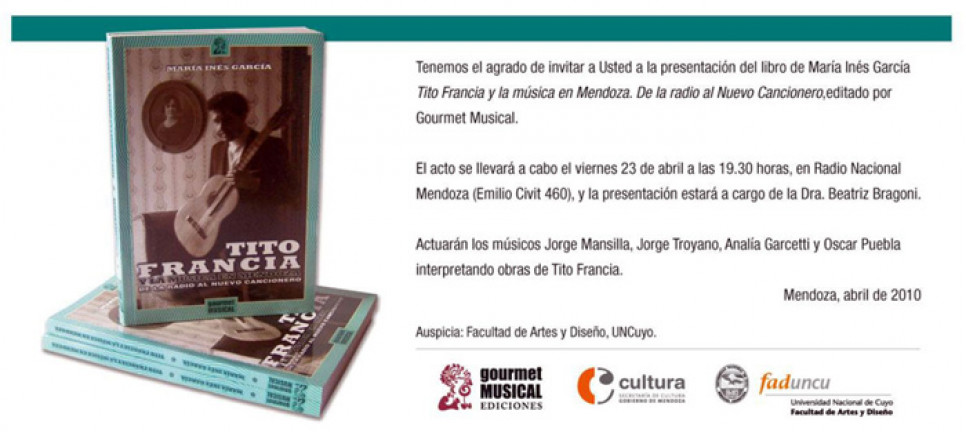 imagen Presentación del nuevo libro de Maria Inés García.