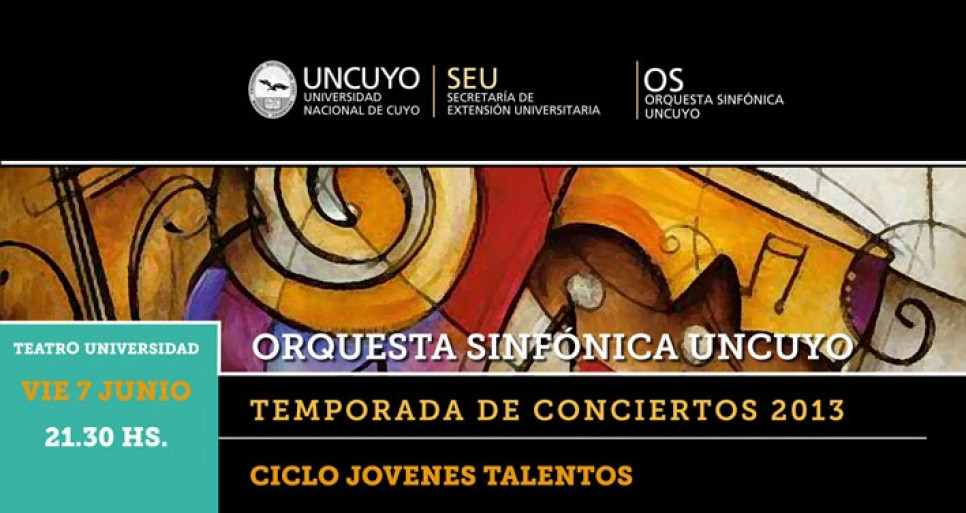 imagen Alumnos de la FAD participarán con la Orquesta Sinfónica de la UNCuyo