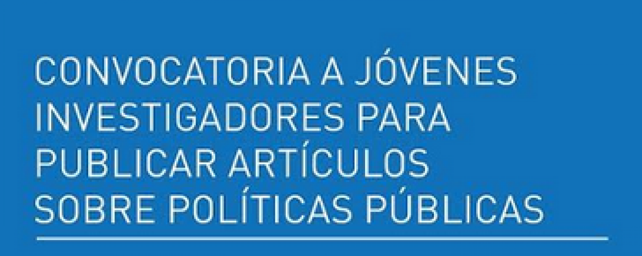 imagen Convocan a Jóvenes investigadores para publicar artículos sobre políticas públicas