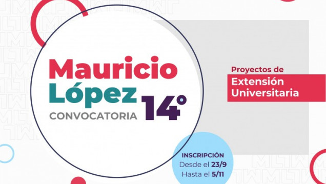 imagen Inscripciones abiertas para presentar proyectos "Proyectos Mauricio López"
