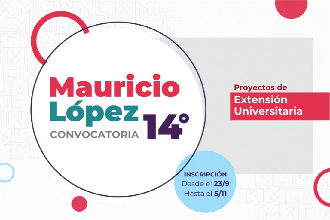 imagen Inscripciones abiertas para presentar proyectos "Proyectos Mauricio López"