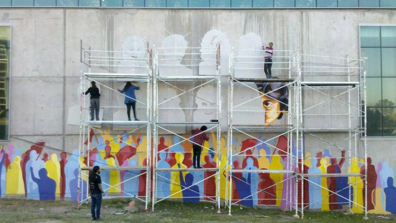 imagen Presentarán documental sobre el mural en homenaje a desaparecidos