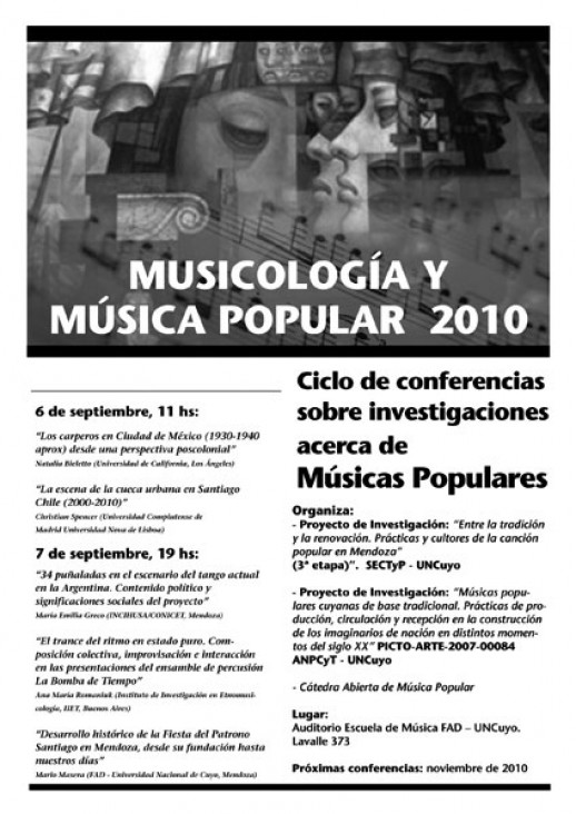 imagen Ciclo de Conferencias sobre Musicología y Música Popular 2010