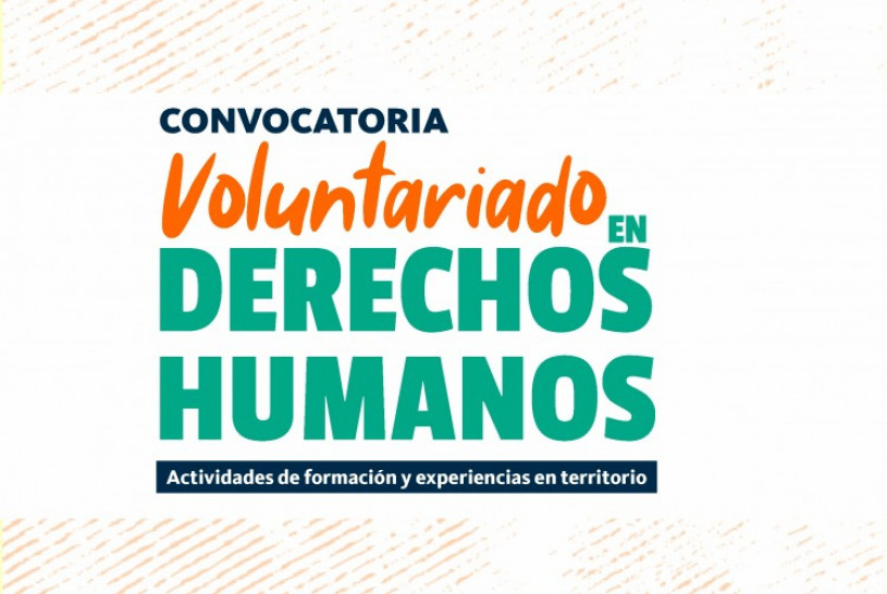 imagen Inscripciones abiertas para el Voluntariado en Derechos Humanos