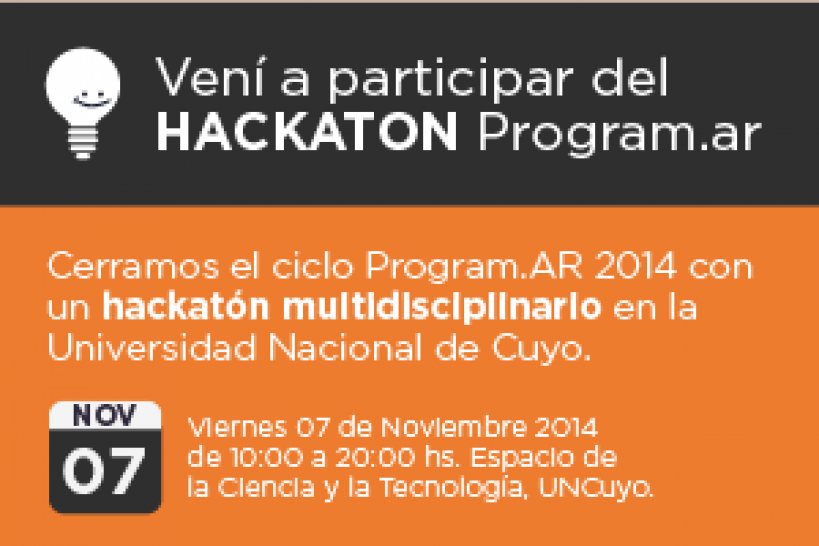 imagen La FAD participa del Hackaton Program.ar que se realizará en Mendoza