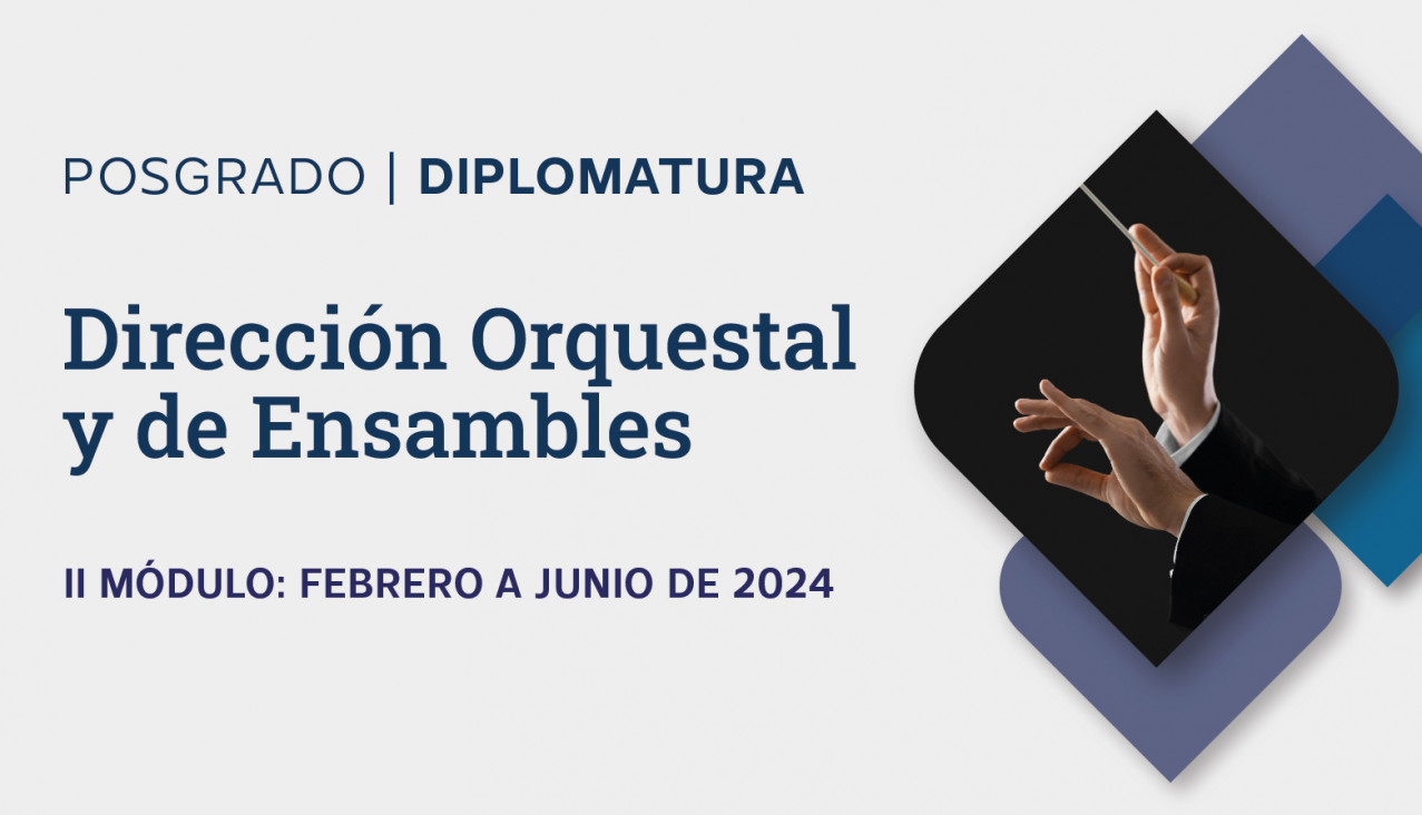 imagen La diplomatura en Dirección Orquestal y de Ensambles abre inscripciones para oyentes