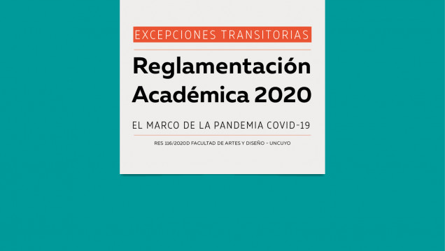 imagen Modificaciones transitorias en la Reglamentación Académica 2020 
