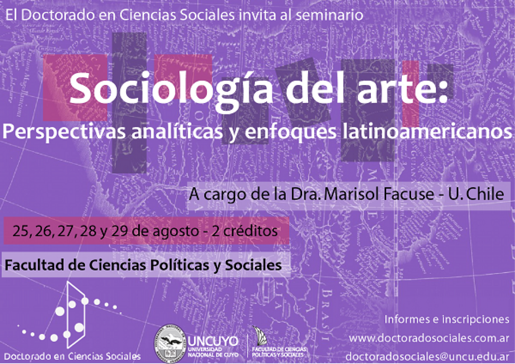 imagen Seminario "SOCIOLOGÍA DEL ARTE"