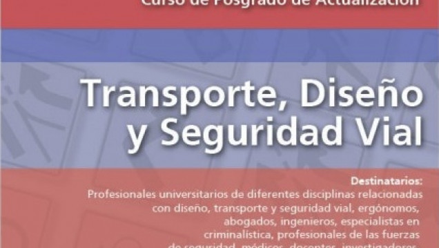 imagen Curso de Posgrado de Actualización "Transporte, diseño y seguridad vial"